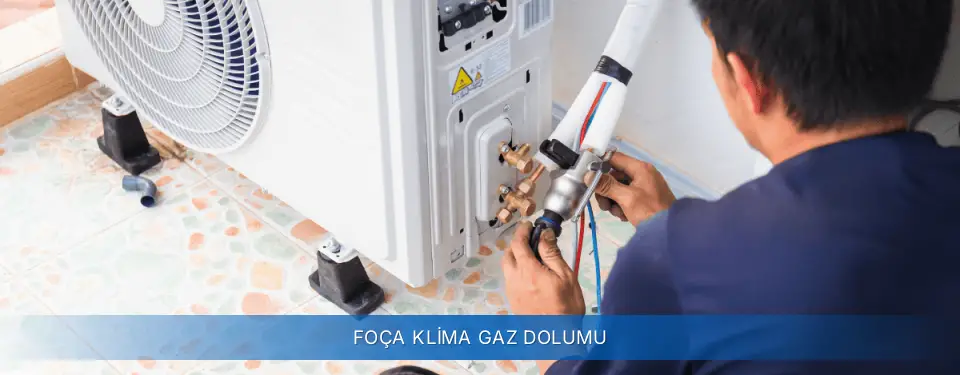 Foça İlçemi York Klima Gaz Dolumu